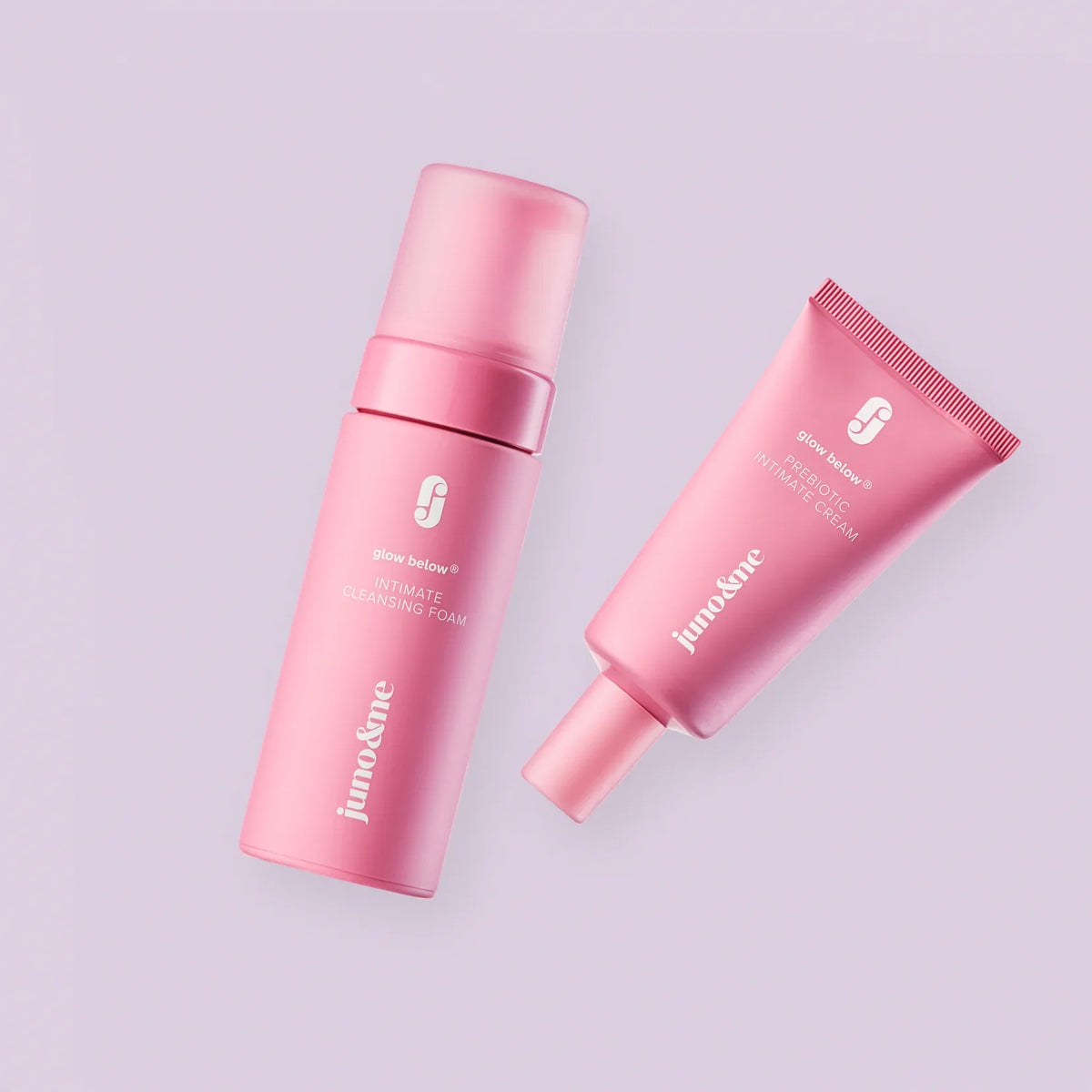 Intimate Cleansing Foam und Prebiotic Intimate Cream von juno&me