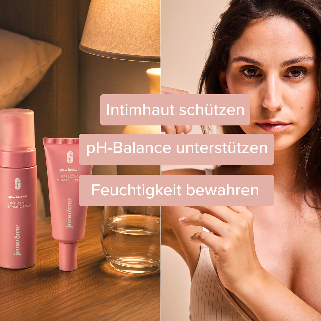 Happy Vulva Duo in the evening: protect intimate skin, support pH balance, retain moisture