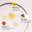 Inhaltsstoffe des Golden Glow Oil: Vitamin E, Bisabolol und Maracujaöl, Beautiful Skin Duo von juno&me