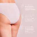 Nude Seamless Slip from behind, with notes on vegan textiles, OEKO-TEX Standard 100 and reusability