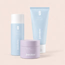 Clarifying Body Trio by juno&me: 2in1 AHA Body Scrub, Clarifying Body Wash and Clarifying Body Lotion