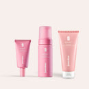 Happy Vulva Trio von juno&me: Prebiotic Intimate Cream, Intimate Cleansing Foam und Intimate Pre-Shave Peeling