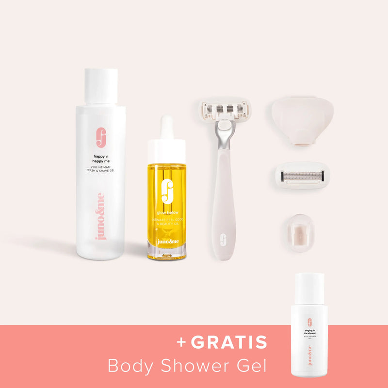 Starter Set für eine sanfte Rasur - Body Shower Gel GRATIS