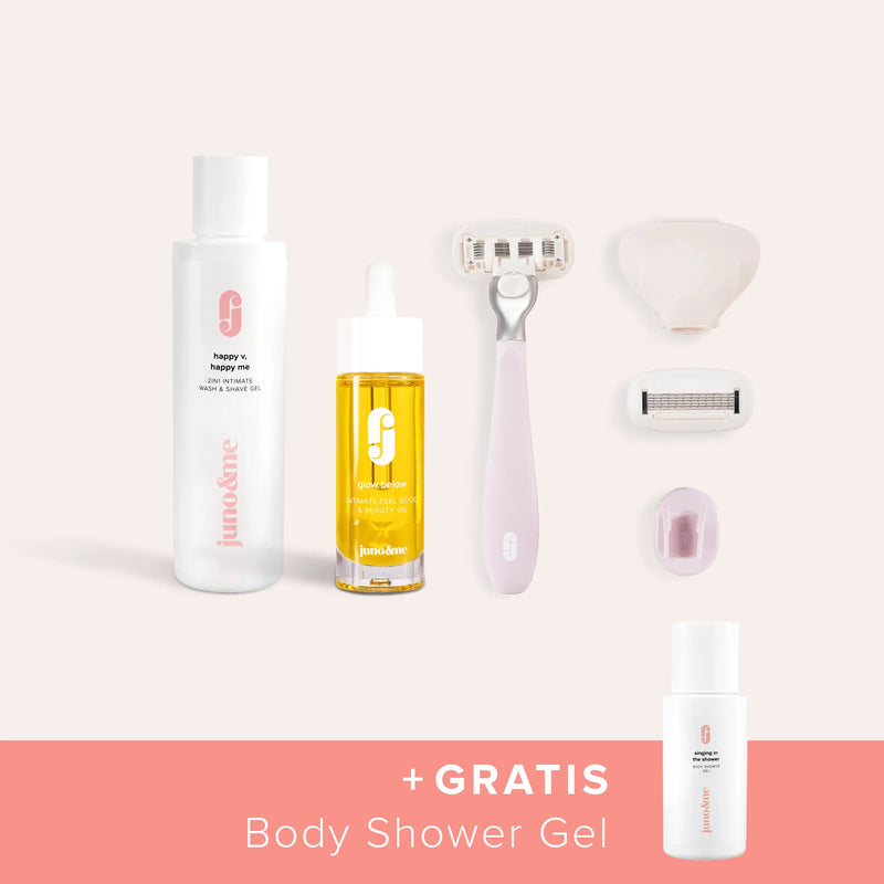 Starter Set für eine sanfte Rasur - Body Shower Gel GRATIS