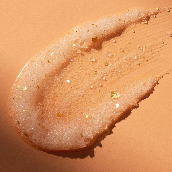 Peelingkörnchen aus Cellulose, biologisch abbaubar statt Mikroplastik